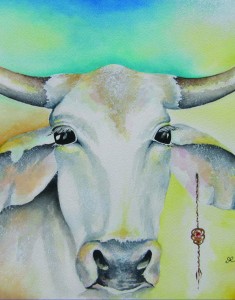 cow by visionary artist Madeleine Tuttle