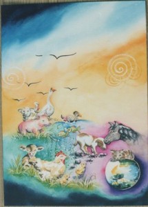 farm animals by visionary artist Madeleine Tuttle