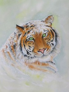 tiger by visionary artist Madeleine Tuttle