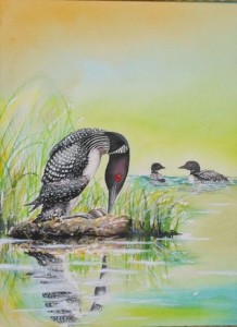 loon by visionary artist Madeleine Tuttle