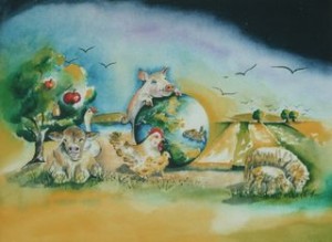 farm animals by visionary artist Madeleine Tuttle