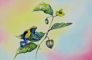 frog by visionary artist Madeleine Tuttle