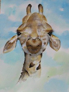 Giraffe by artist Madeleine Tuttle