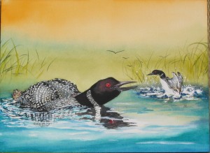 Loon by visionary artist Madeleine Tuttle