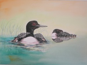 Loon by visionary artist Madeleine Tuttle