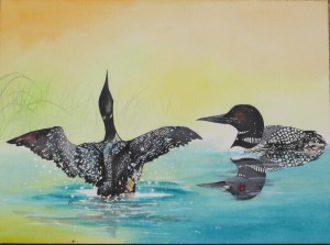 loon by visionary artist Madeleine Tuttle