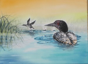 Loon by visionary artist Madeleine Tuttle