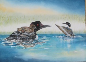 Loon by visionary artist Madeleine Tuttle