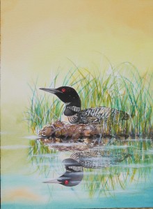 Loon by visionary artist Madeleine Tuttle