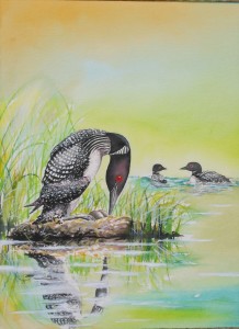 Loon by visionary artist Madeleine Tuttle