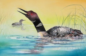 Loon by visionary artist Madeleine Tuttle