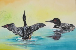 Loon2 by visionary artist Madeleine Tuttle