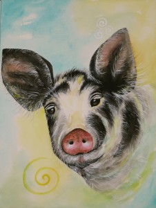 Pig by visionary artist Madeleine Tuttle