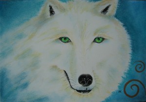 Wolf9 by visionary artist Madeleine Tuttle