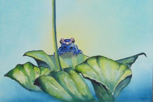 Frog by visionary artist Madeleine Tuttle
