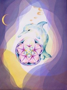 Dolphin by visionary artist Madeleine Tuttle