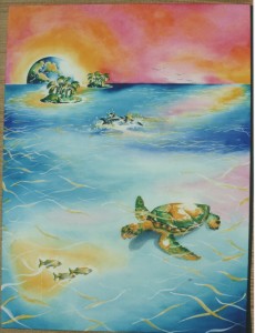 Turtle by artist Madeleine Tuttle